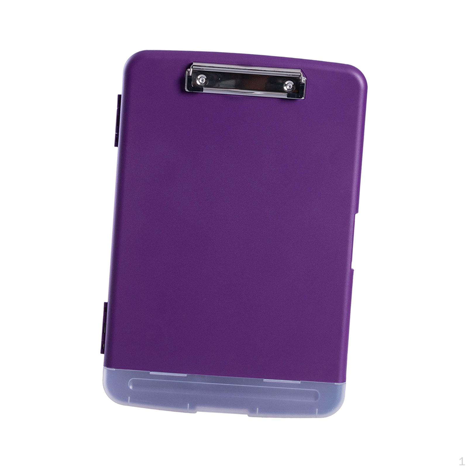 Планшет А4 с отделением для хранения ручек dark violet