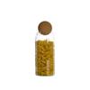 Borosilicate Glass Storage Jar with Cork Stopper for Tea, Coffee Beans & Cereal