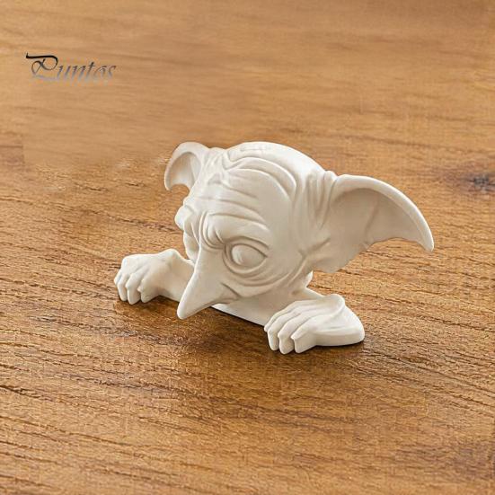 Magic Lover Birthday Present 3D Printed Elf Ornament, Computer Monitor Decoration, Miniature Pointed Edge Decoration Ear Magical Figurine, Collectable