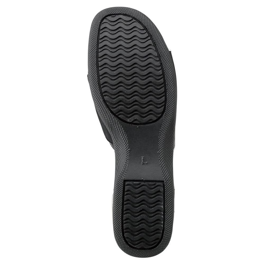 Nursery Elegant Ribbon Lightweight EVA Air Office Size Black and 9321306A Mule, Sandals, Sandals, 24, White,