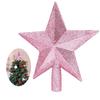 20cm Star Christmas Tree Topper Glitter Christmas Tree Decoration for Party Home Decoration