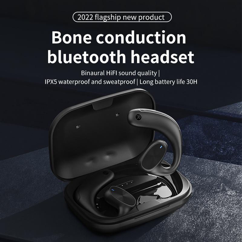 

X6 TWS Wireless Bluetooth-compatible Earphone Bone Conduction Anti-sweat Stereo Music Headset Type A
