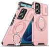 Armor Magnetic Holder Case for Motorola Moto G Play 5G G5G GStylus 5G GPower 5G 2024 Slide Camera Protection Shockproof Cover