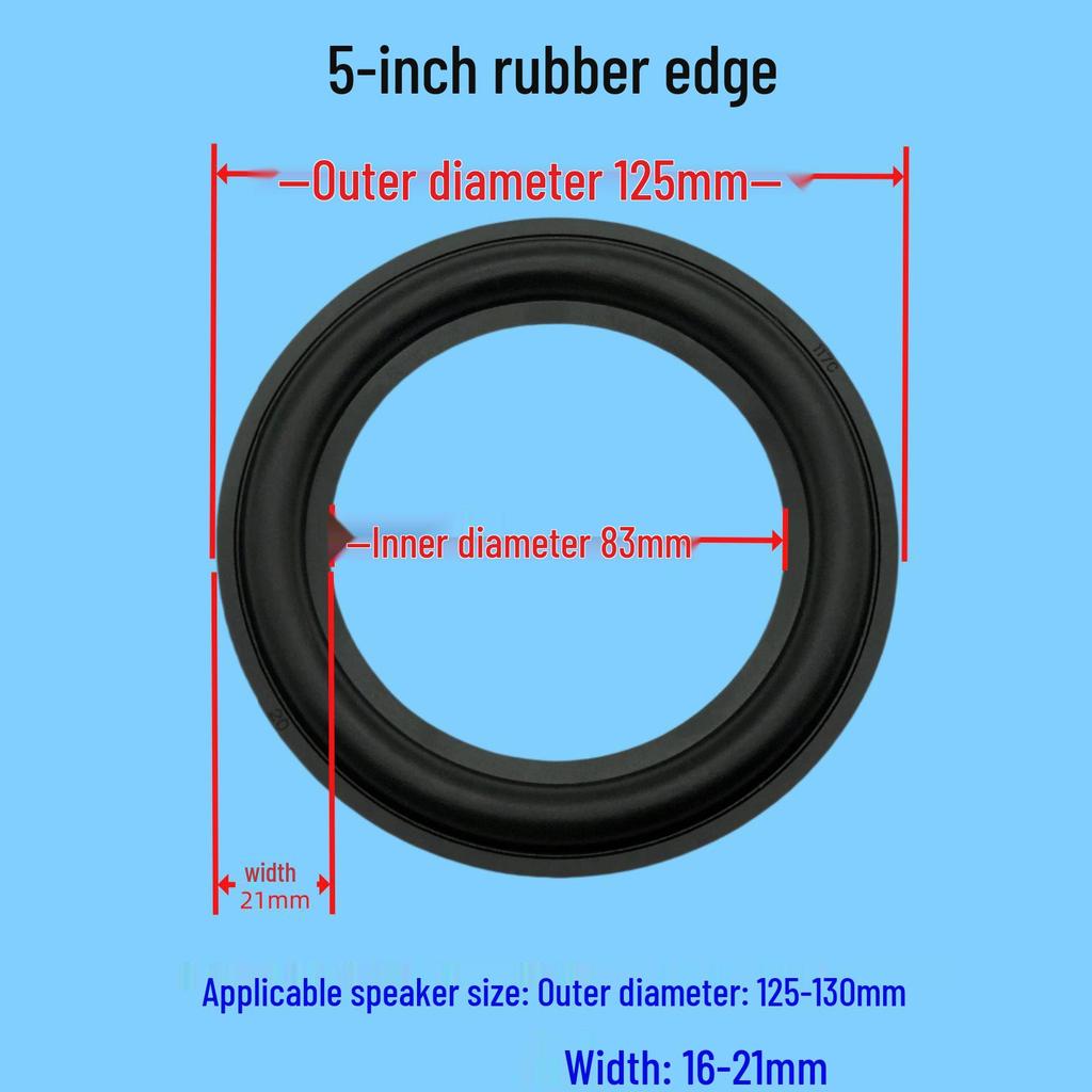 Speaker Rubber Edge Ring for 5, 6, 6.5, 8, 10, 12, 15 Inch Speakers