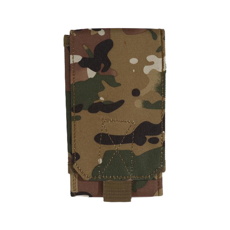 1Stk Outdoor Molle System Taktische Camouflage Mini Nylon Hüfttasche 6in Handyhalter Sport Hüfttasche Outdoor Sport Handy Tasche