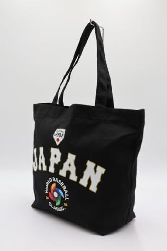 WORLD BASEBALL CLASSIC 2026 Samurai Japan Yoshinobu Yamamoto 18 Canvas Tote BLACK WSJP-TTB03