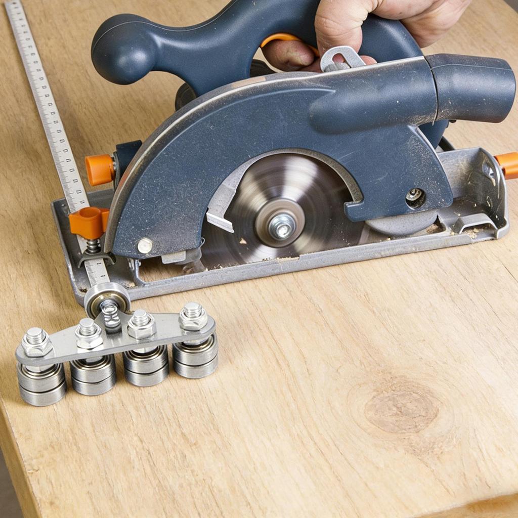 Wood cutting positioning calipers Adjustable Measurement Guide Rail Furniture Circular Saws ruler cutting guide for woodworker