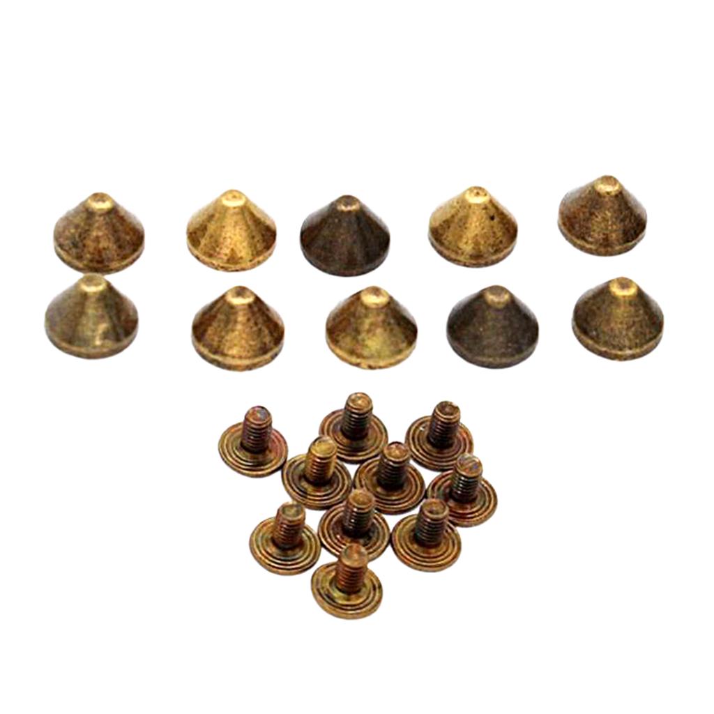 Buy 10 Pieces Alloy Conic Rapid Rivets for Sewing Accessories Golden at ...