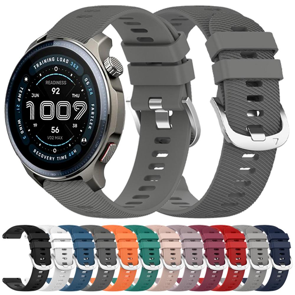 22mm 20mm Silikonarmband für Amazfit Bip 6 5 Weiches Band für Amazfit Active2 GTS 4 3/GTR4 3 2/Cheetah/Stratos 3/Balance 2 Armband