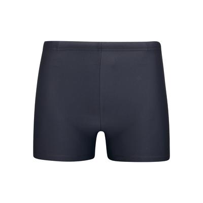 Li Ning Swimming Series Letter Mid Waist Straight Leg Swim Shorts Men Swimwear Black ASLT087-1
