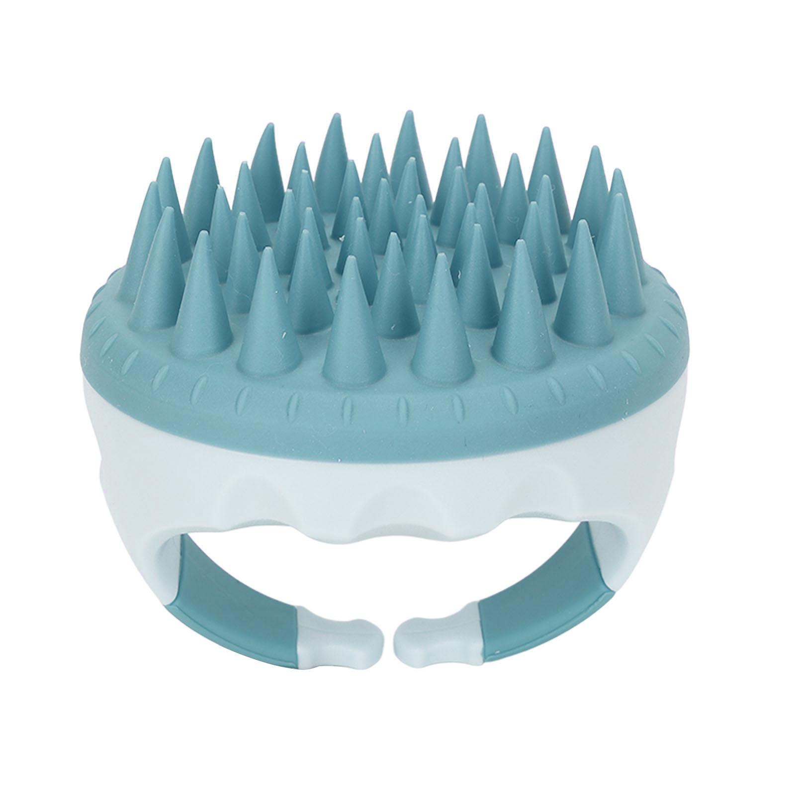 

Массажер для волос Мягкий силиконовый Водонепроницаемый Ручной Массаж волос Очистка кожи головы Шампунь от перхоти Щетка Зеленый зелёный