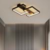 Nordic Remote Control Led Ceiling Lights Modern Bedroom Ceiling Light 220v Living Room Black Dimmable Led Ceiling Lamps Lighting