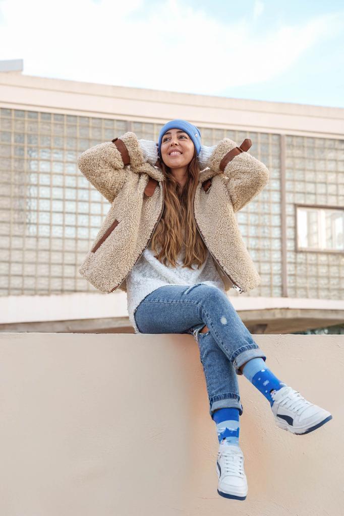 Schneemänner - bunte Socken