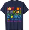 Love Joy The Fruit of The Spirit Is Peace Patience Kindness T-Shirt Casual Cotton Daily Four Seasons Oversized T Shirt Tees