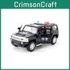 Hummer H3 Legierung Polizei Auto Modell Mit Trägheitssteuerung Für Kinder Sammlung