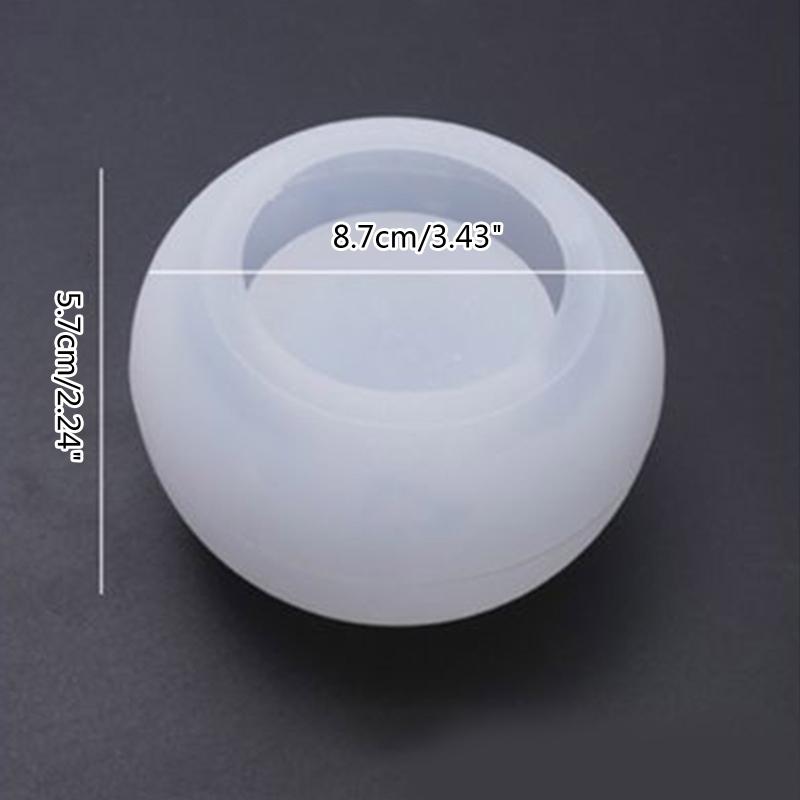 Handmade Succulent Planter Flowerpot Silicone Mold Concrete Plant Flower Pot Epoxy Resin Mold DIY Candle Holder Mould