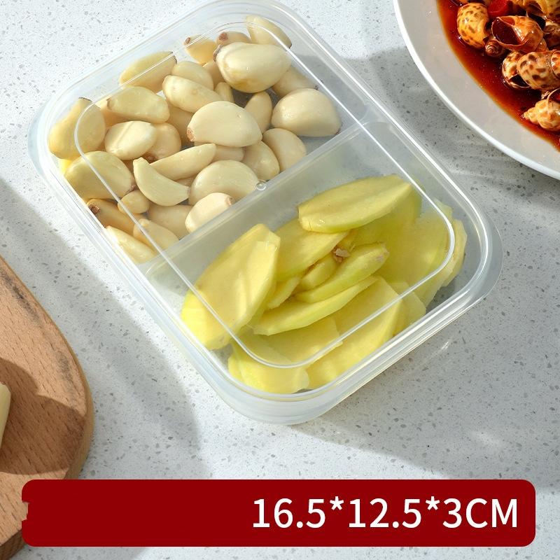 1/4Pcs Food Fruit Storage Box Multiple Compartments BPA Free Transparent Design Portable Refrigerator Freezer Organizer