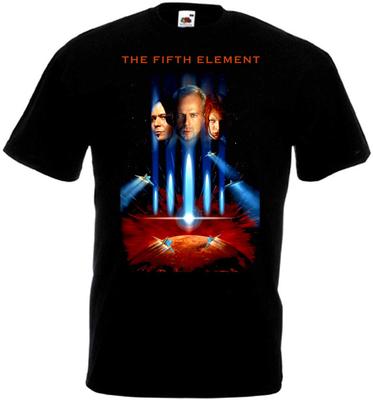 The Fifth Element V4 T-shirt Black Movie Poster All Sizes S5XL