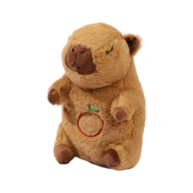 

Cute Light up Capybara Stuffed Animals Capybara Musical Toy Soft Comfortable Capybara Doll Early Education Toddlers Toy 1 коричневый