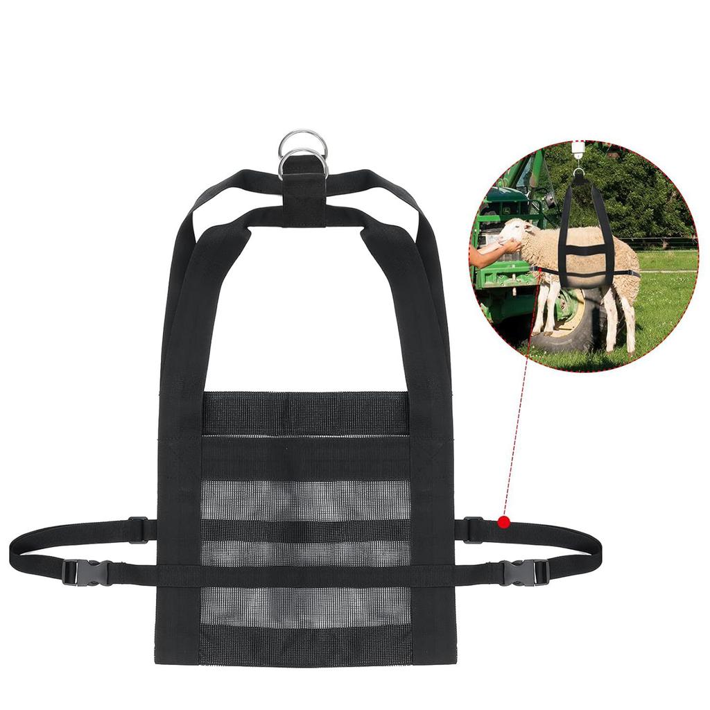 Sling pour veau pour peser les animaux Balance suspendue Sling avec sangles réglables Réutilisable pour veaux Agneaux Chèvres Bébés Alpagas