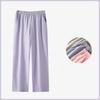 Women's Cotton Lycra Pajama Pants 180GSM Casual Loose Long Trousers With 2 Pockets Elastic Waist Home Sleepwear Pants