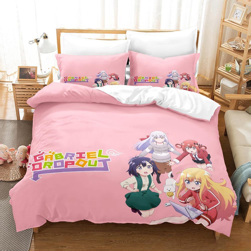 3D Print Cartoon Kawaii Gabriel Dropout Bedding Set Single Twin Full Queen King Size Bed Set Adult Kid Bedroom Duvet cover Sets