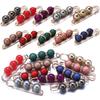 5pcs/Lot Color Imitation Pearl Brooches Rhinestone Pants Fixed Pins for Garment Decoration Waist Clips Brooch Supplies