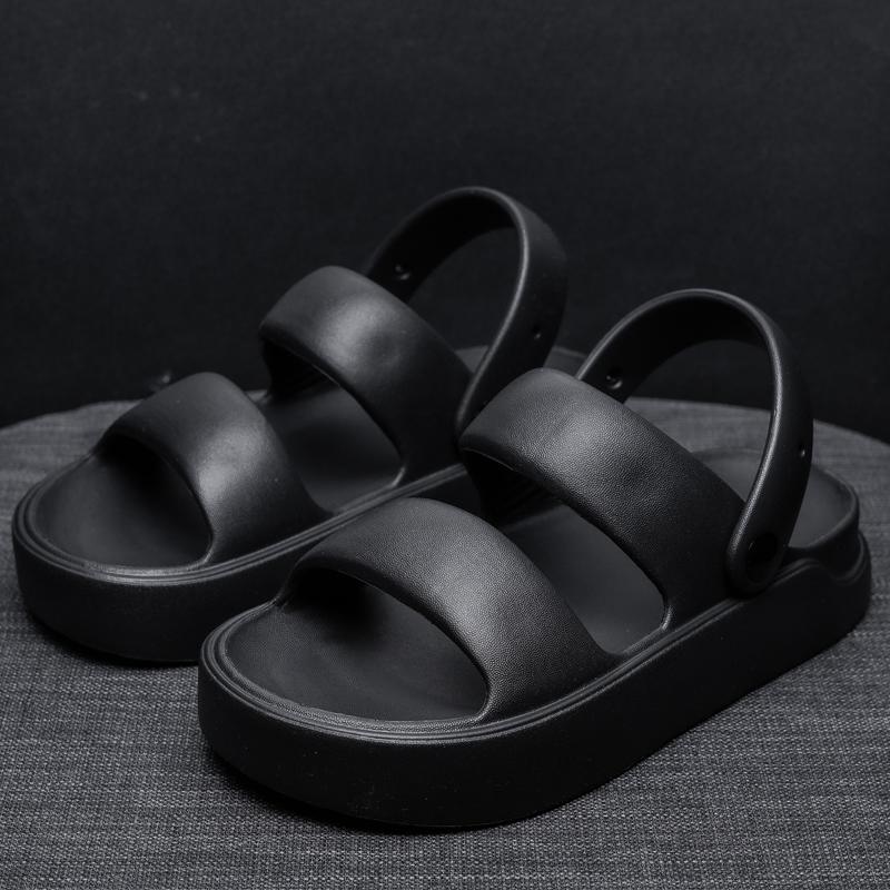 Fashion Summer Women Sandals Couple Home Slippers Non Slip Breathability Thick Sole Home Womens Shoes Outdoor Soft Sole Sandals