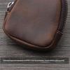 Portamonete in Ecopelle Borsa Piccola Retro con Zip per Monete Auricolari Accessori Ciondolo