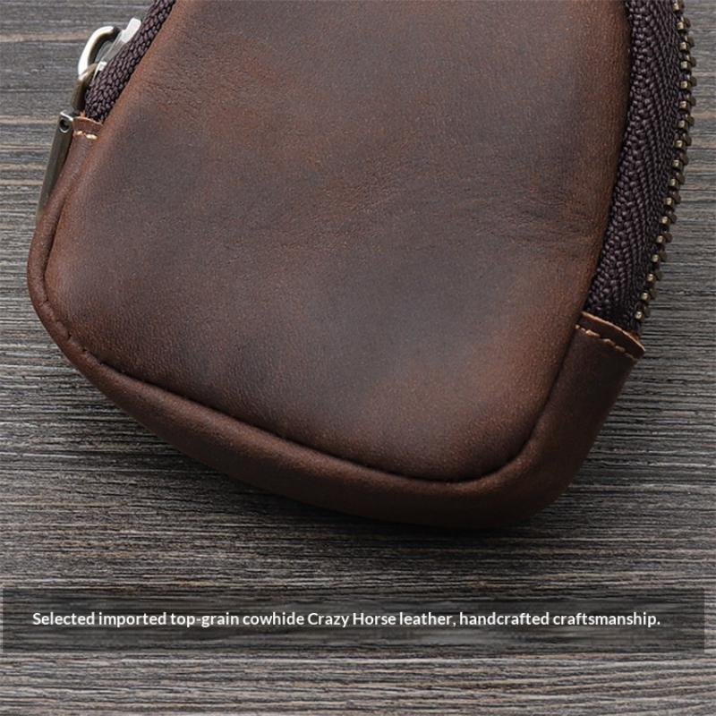 Portamonete in Ecopelle Borsa Piccola Retro con Zip per Monete Auricolari Accessori Ciondolo