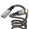 Angusplay Thunderbolt 4 Extension To 8K 60Hz Video PD 40Gbps Data Compatible with iPhone MacBook Air iPad and Black Cable, USB-C Output, 100W,