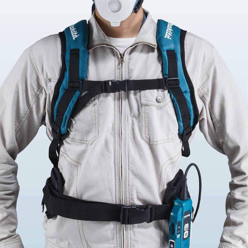 Makita VC265DZ Wiederaufladbarer Rucksack-Staubsammler, 36 V, Einheit separat erhältlich, Akku/Ladegerät/kabellos