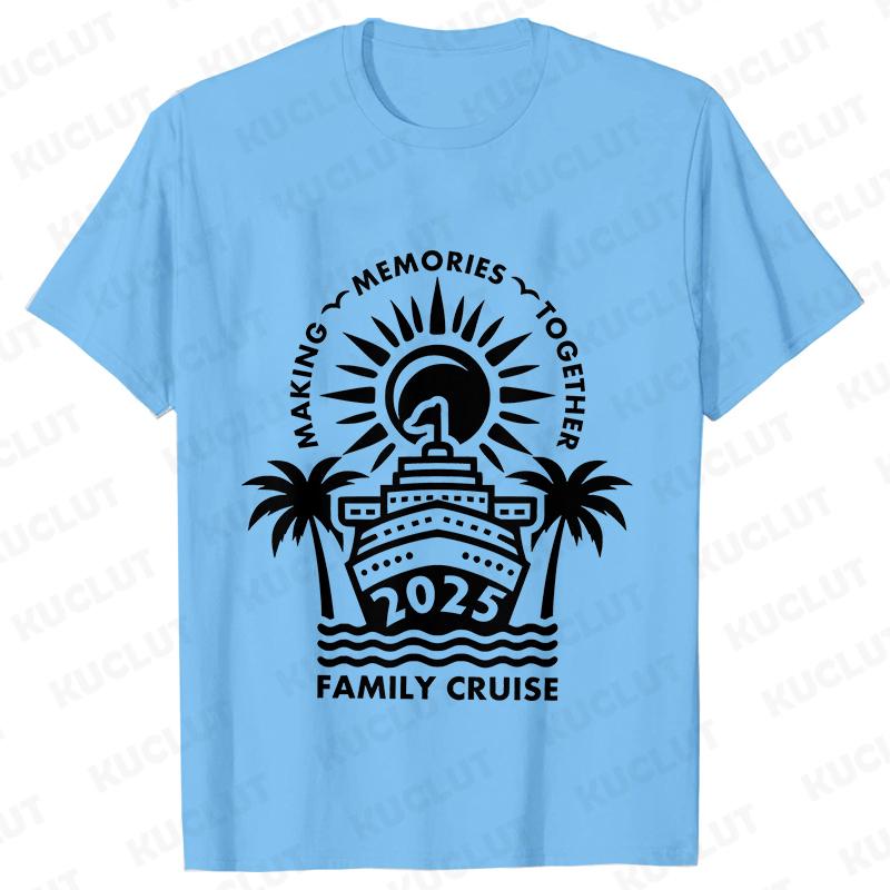 Family Cruise 2025 Tshirts Family Making Memories Together Tshirts Holiday Vacation Trip Shirt Cruise Squad T Shirts Tops