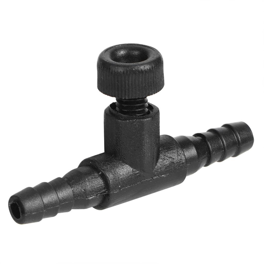 20PCS Black ABS Aquarium Tee Connector 3 Way Tubing Volume Air Flow Control Valve Fish Tank Oxygen Pump Accessories