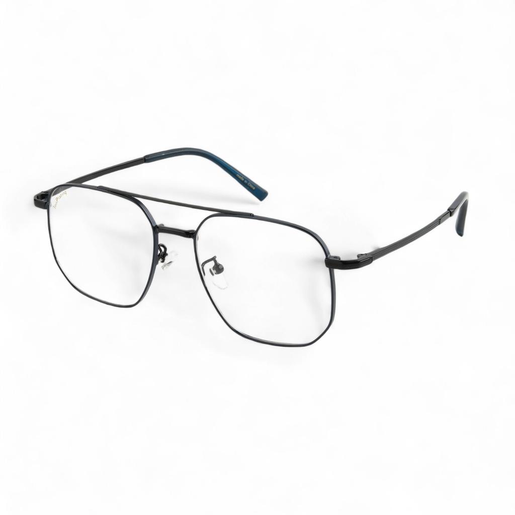 Adije Umare (Blueblack) La1020 Eyeglass Frames Double Bridge