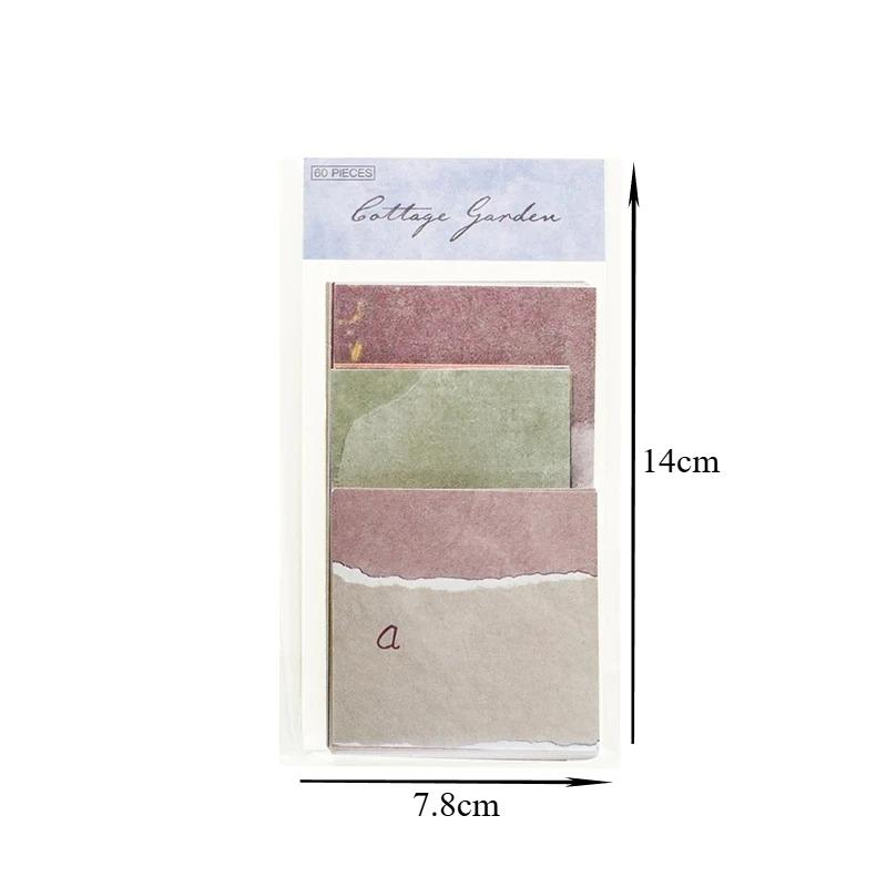 60 Sheets Vintage Collage Scrapbooking Journal Material Paper Card Making DIY Retro Source Paper Creative Memo Stationery