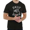 Daily Grind Hustle Gym Workout Motivation Womens or Mens Crewneck T Shirt Tee