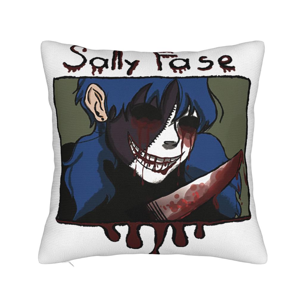 Fronha Sally Face Poliéster Macio Capa de Almofada Decoração Máscara Sal Fisher Jogo Larry Johnson Capa para Almofada de Sofá Casa Zíper