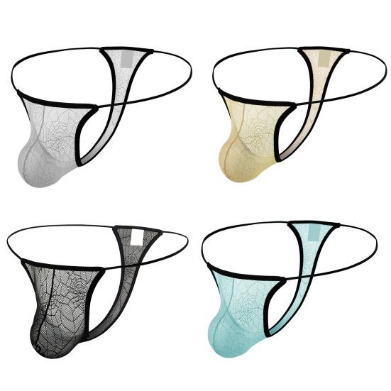 Underpants Lace Pornographic Pouch Tempting Comfortable Men for Wedding Night