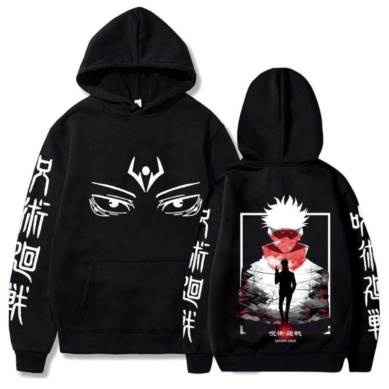 Japanese Anime GetoSuguru Men's Hoodie Vintage Unisex Pullover Men Vintage Graphic Hoody Tops Oversize Streetwear Clothing