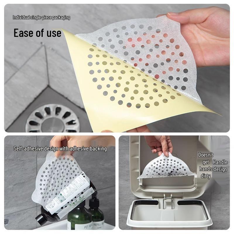 Disposable Bathroom Drain Hair Filter Sticker