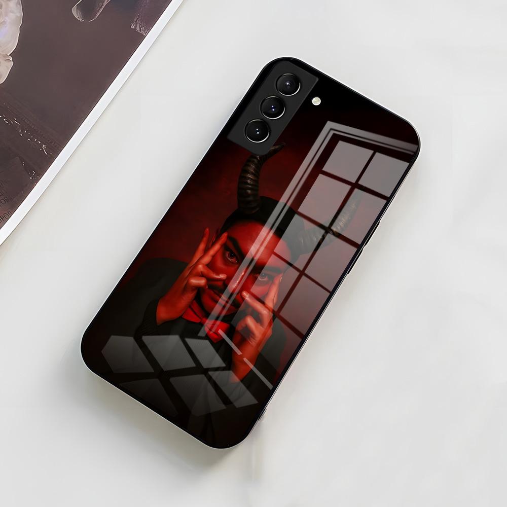 Devil In A Suit Phone Case For Samsung A56 A36 A26 A16 A15 A25 A35 A55 A14 A34 A24 A54 Glass Case