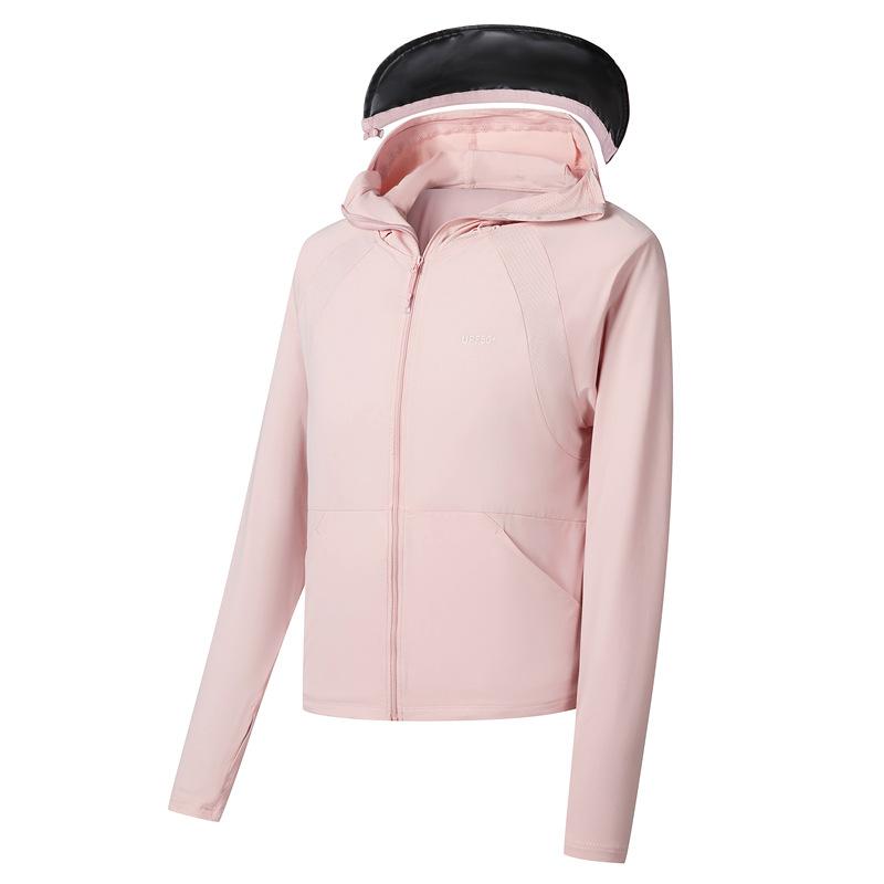 

UPF50+лідовий шовк із захистом від сонця Жіноча літня оригінальна пряжа із захистом від ультрафіолетового випромінювання Тонка дихаюча сонцезахисна куртка XXXXL