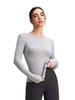 Premium High Elasticity Long Sleeve Yoga Top: Slimming & Stylish for Fitness, Running, and Casual Wear
