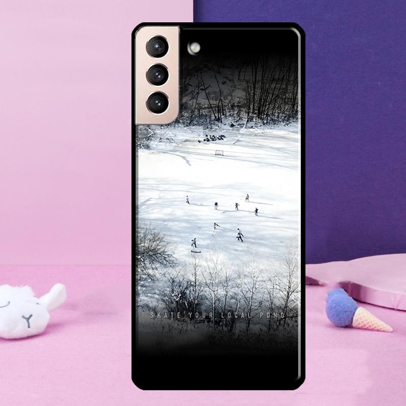 Ice Hockey Sport Phone Case For Samsung Galaxy S25 Ultra S24 S23 Ultra S9 S10 S20 S21 S22 Plus S24 FE Cover