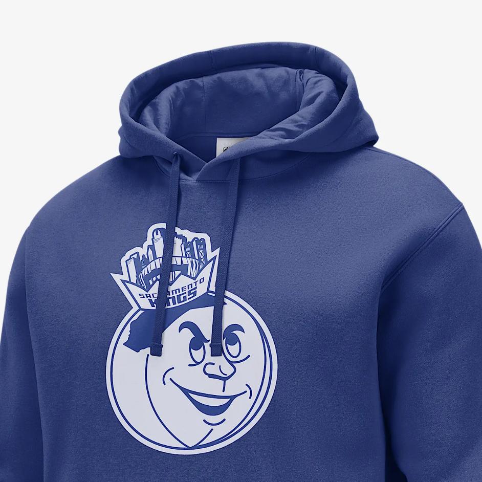 Nike X NBA Sacramento Kings Club FW24 Edition City Series Comfortable Fashion Long Sleeve Hoodie Men Hoodies Rush-Blue HQ8995-495