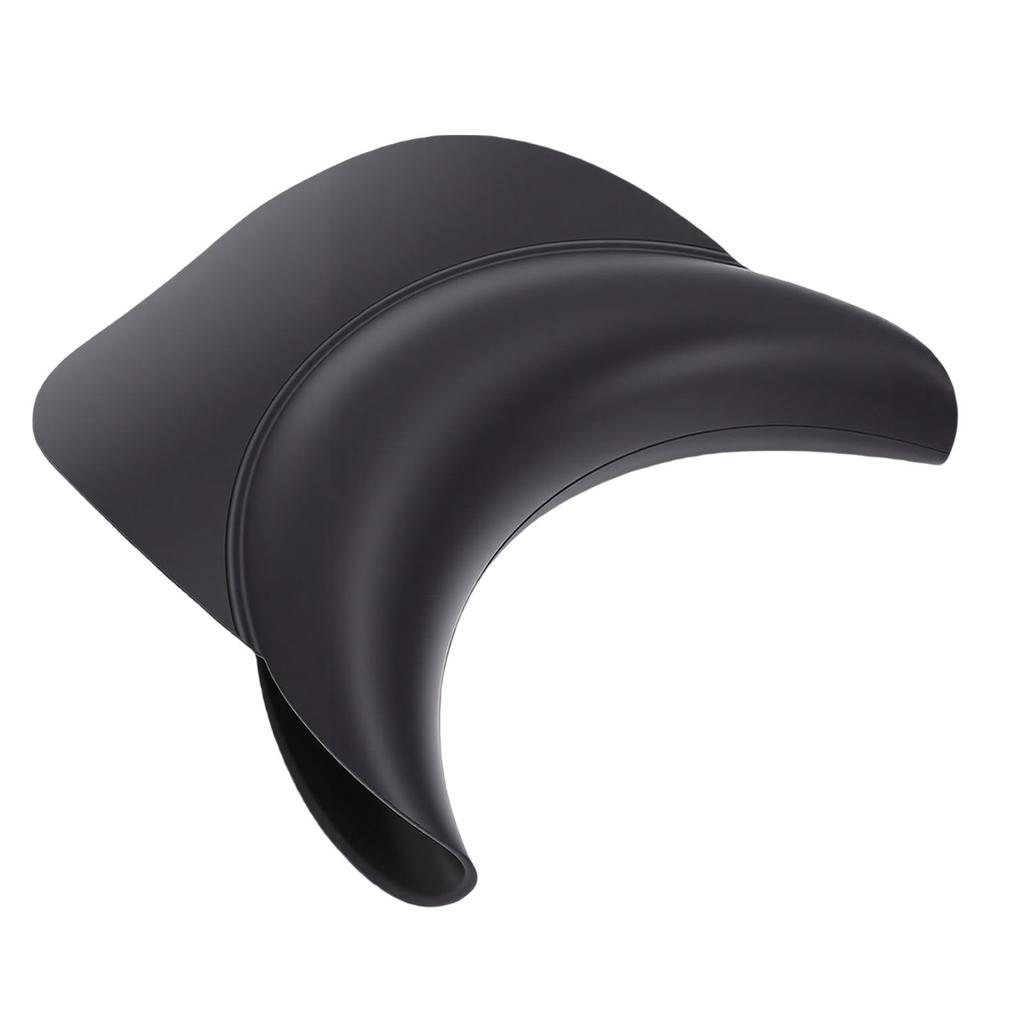 Shampoo Bowl Neck Rest with Suction Cup Soft Silicone Hair Salon Shampoo Sink Neck Cushion Black