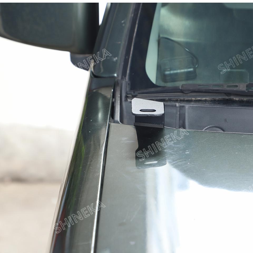 SHINEKA Engine Hood LED Light Mounting Bracket Work Light Holder Spotlight Support Stand for Suzuki Jimny 2012-2017 Accessories