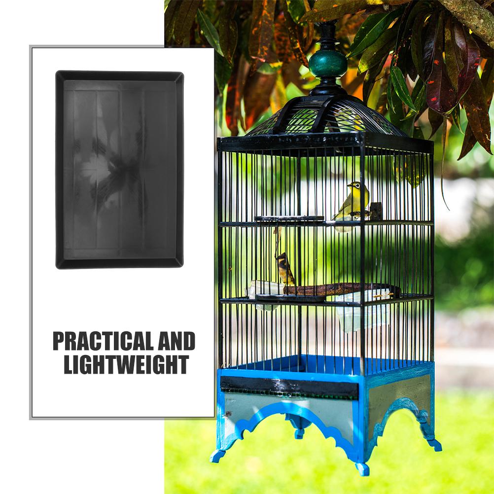 2 Pcs Pet Cage Tray Replacement Dog Crate Pan Litter Tray Bird Cage Bottom Bunny Pan Parrot Toilet Tray For Animals