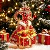 Acrylic Goat Hanging Ornament Set Shining Christmas Tree Ornament  Shop Window Display